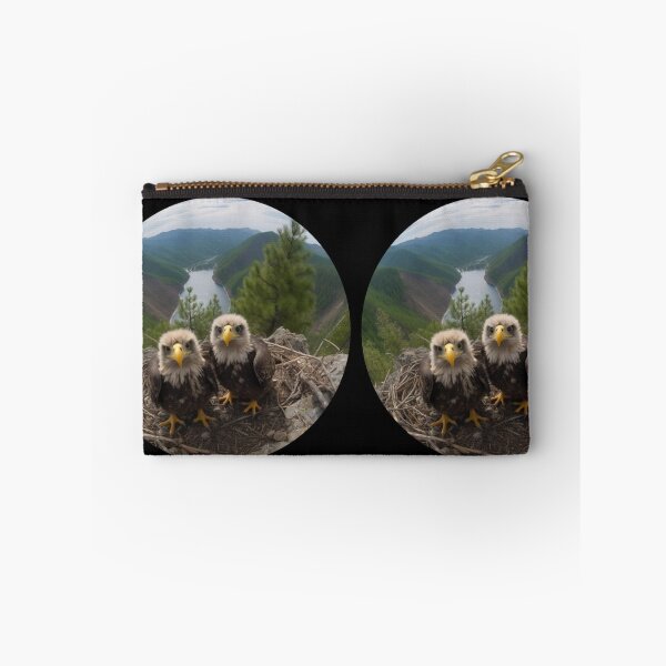 Item preview, Nature's Marvels: Snapshot Aesthetic of Little Bald Eagle Chicks in National Park Splendor designed and sold by luvablelifeform.