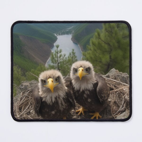 Item preview, Nature's Marvels: Snapshot Aesthetic of Little Bald Eagle Chicks in National Park Splendor designed and sold by luvablelifeform.