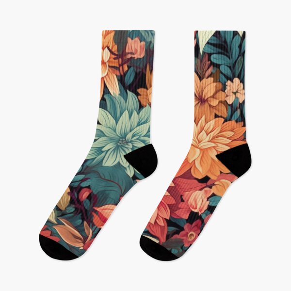 Item preview, Tropical Summer Flower Pattern 2 designed and sold by EpicFoxArt.