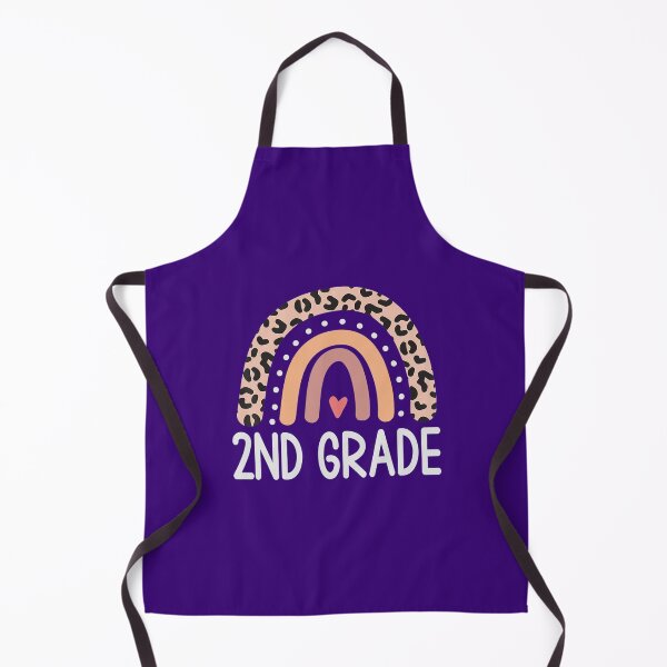 Item preview, 2Nd Grade Leopard Rainbow Back To School Teacher 	  DM53105	 designed and sold by xoxwouao66.