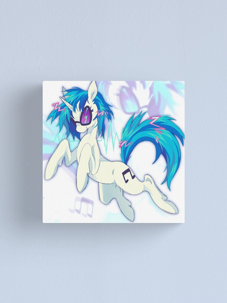 Handpainted my little pony painting art canvas DJ purchases pon3