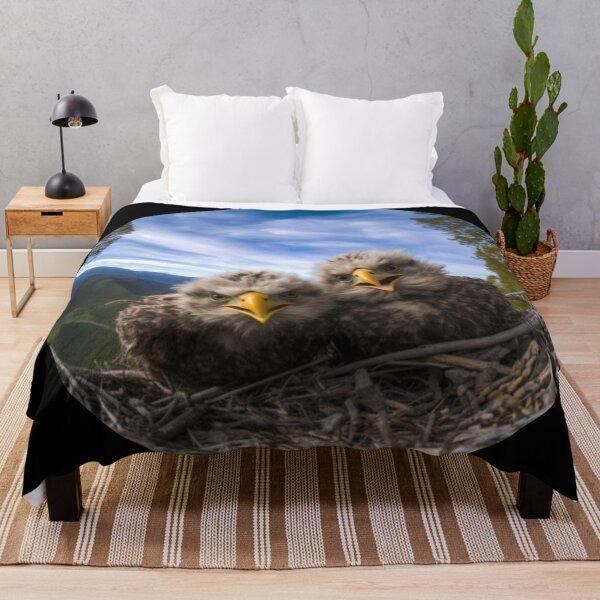 Item preview, Nature's Marvels: Snapshot Aesthetic of Little Bald Eagle Chicks in National Park Splendor designed and sold by luvablelifeform.