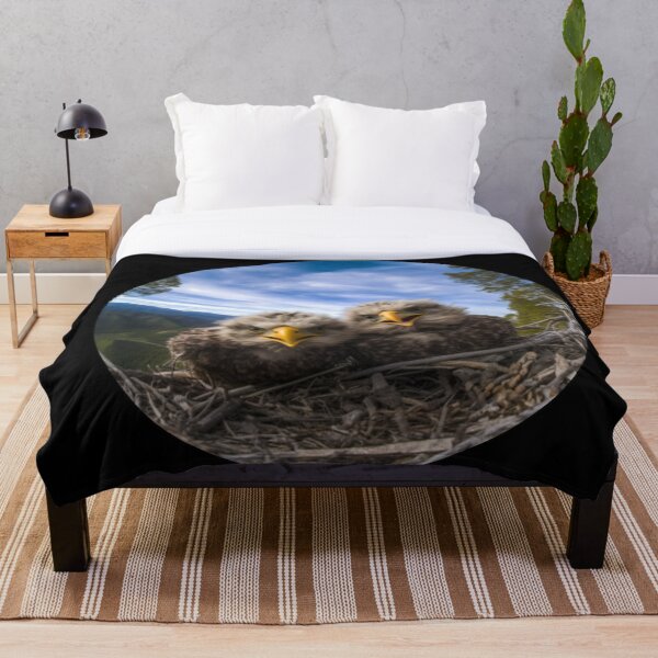Item preview, Nature's Marvels: Snapshot Aesthetic of Little Bald Eagle Chicks in National Park Splendor designed and sold by luvablelifeform.