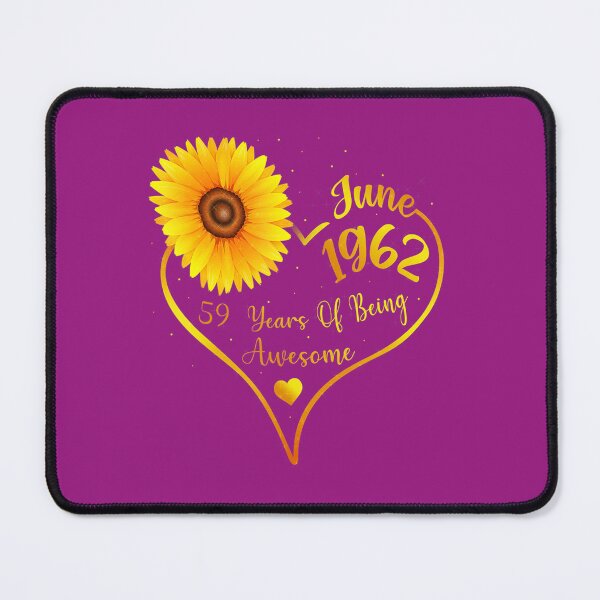 Item preview, June 59th Birthday Tee 1962, Sunflower designed and sold by ceiuebxv87.