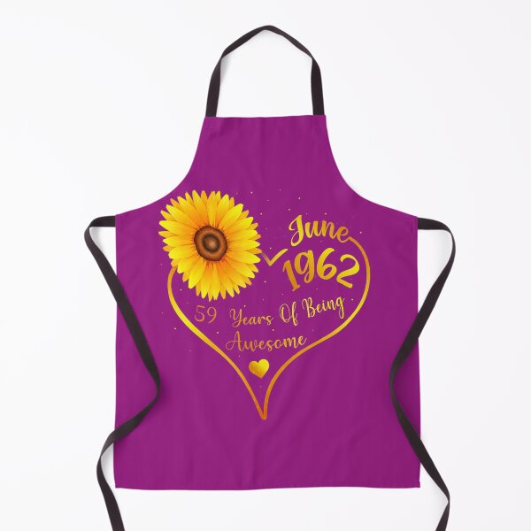 Item preview, June 59th Birthday Tee 	 	 1962, Sunflower 	 	 	 designed and sold by ceiuebxv87.