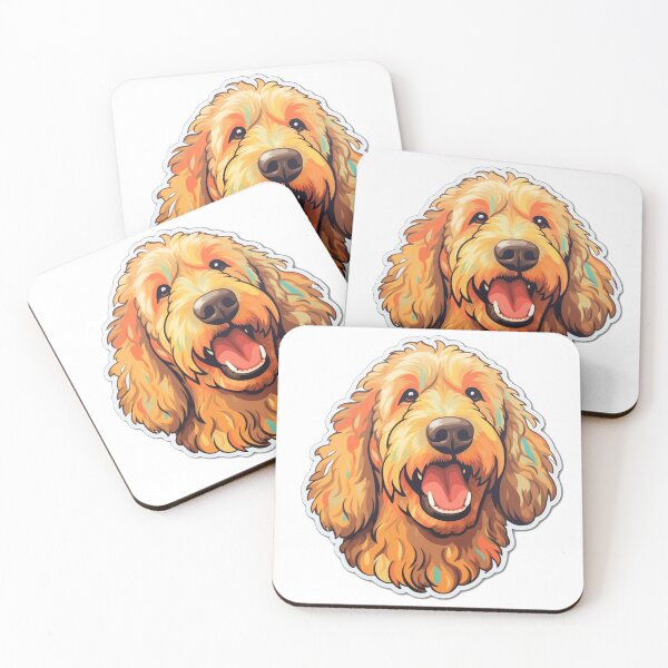 Item preview, Golden Charm - Adorable Goldendoodle Design designed and sold by InTrendSick.
