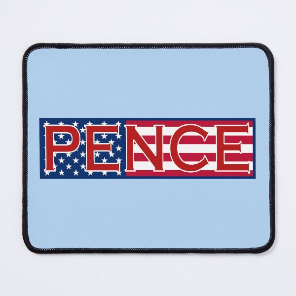 Item preview, Mike Pence over Colorful American Flag designed and sold by TinyStarAmerica.