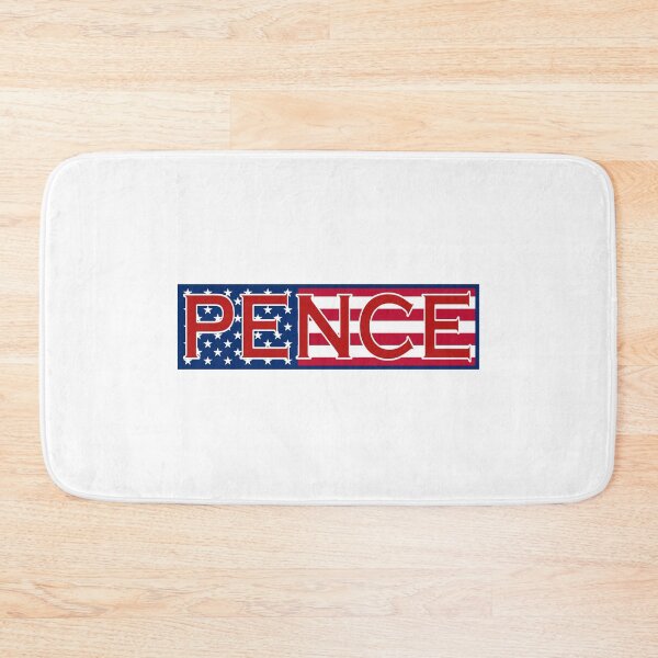Item preview, Mike Pence over Colorful American Flag designed and sold by TinyStarAmerica.