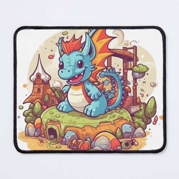 Item preview, Playground Adventures with Fire-Breathing by DragonQuest: mythical beasts, quests, dungeons & more! designed and sold by DooodleGod.