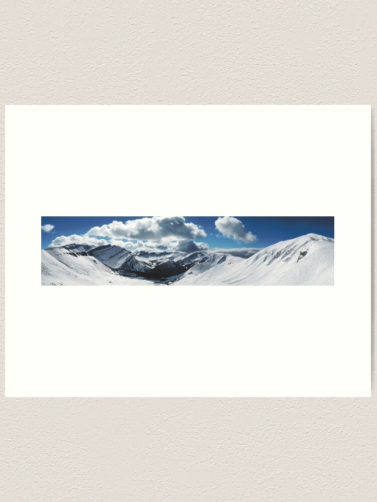 Thumbnail 1 of 3, Art Print, Back bowls at Lake Louise designed and sold by petermac.