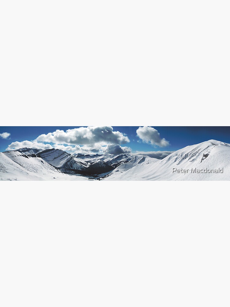 Thumbnail 3 of 3, Art Print, Back bowls at Lake Louise designed and sold by petermac.