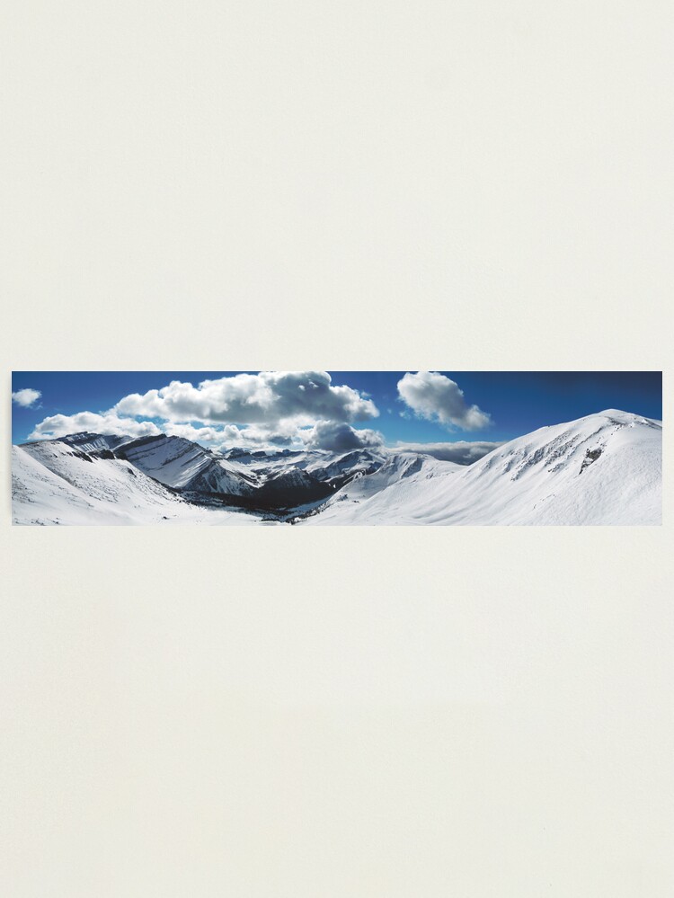 Thumbnail 1 of 3, Photographic Print, Back bowls at Lake Louise designed and sold by petermac.