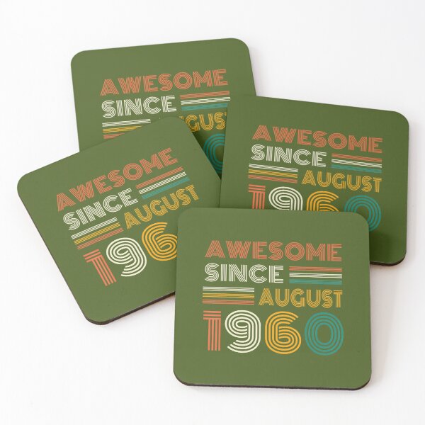 Item preview, 61st Birthday Awesome Since August 1960 61 Year Old 	 DM81364	 designed and sold by xqfepeoszyz23.