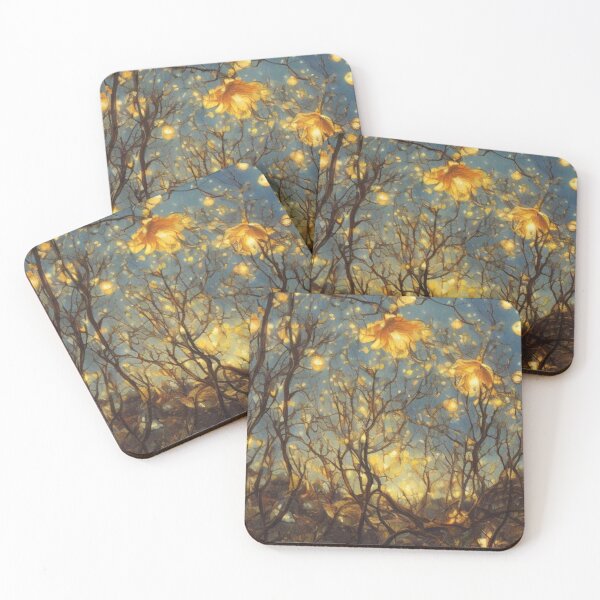 Item preview, golden flowers designed and sold by CraftStudioLab.