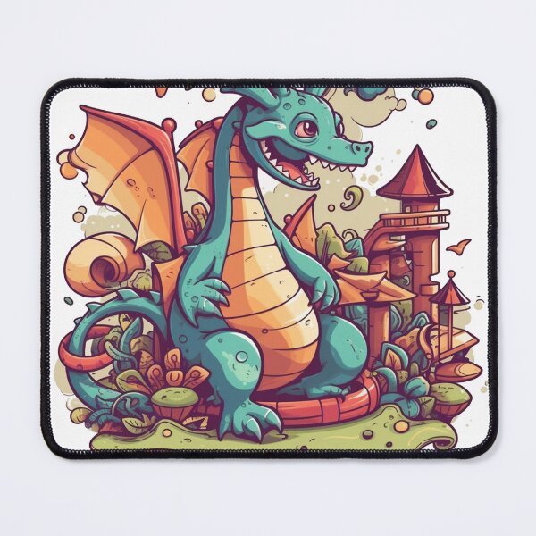 Item preview, Dragon Designs: Adventurous Playground Artwork brimming with Colorful & Unique Creations designed and sold by DooodleGod.