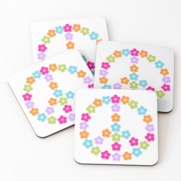 Item preview, Floral Peace Sign  designed and sold by skatemabe.