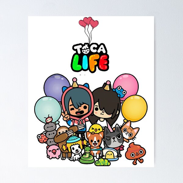 toca boca et gacha life Poster for Sale by GeminiMoonA