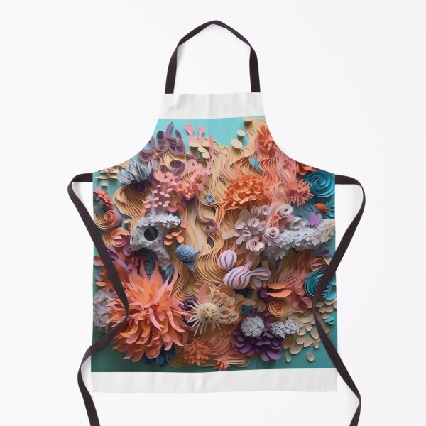 Item preview, Summer vibes series Ocean Coral Reef Paper craft designed and sold by BopBopShop.