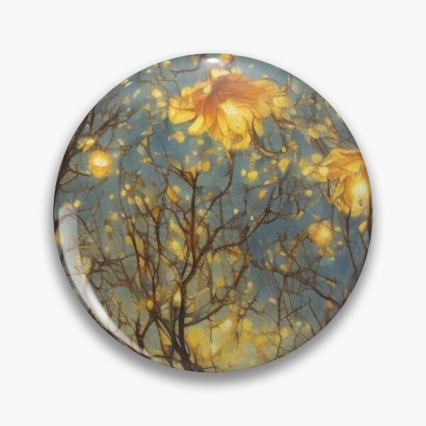 Item preview, golden flowers designed and sold by CraftStudioLab.
