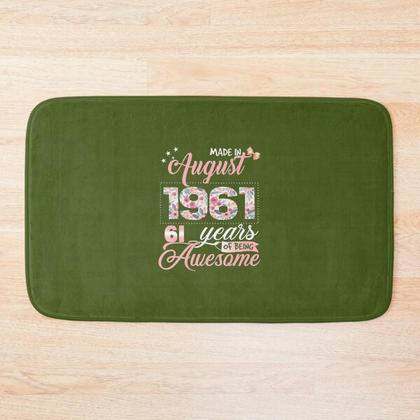 Item preview, 61st Birthday Floral 	 for 	s Born in August 1961 	 	 designed and sold by xqfepeoszyz23.