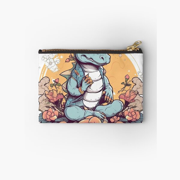 Item preview, Dragon's Tranquil Zen Flower Meditation Cushion for Yoga Practice & Inner Peace designed and sold by DooodleGod.