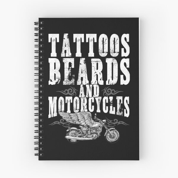Item preview, Tattoos Beards And Motorcycles Tattooed Bearded Biker designed and sold by BlickAkeem.