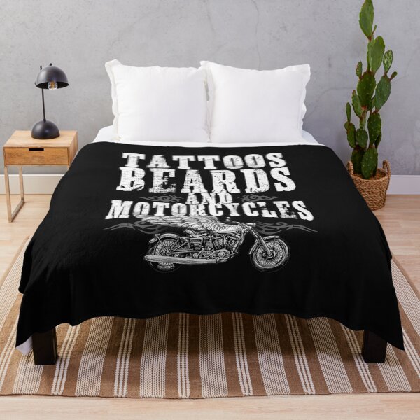 Item preview, Tattoos Beards And Motorcycles Tattooed Bearded Biker designed and sold by BlickAkeem.