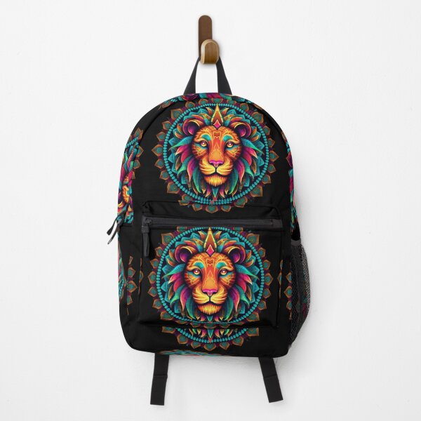 Item preview, Colorful Mandala Lion designed and sold by ArtbyAiGallery.