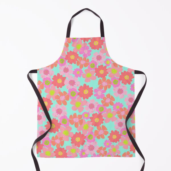 Item preview, Warm Flower Power on Aqua designed and sold by springstdesign.