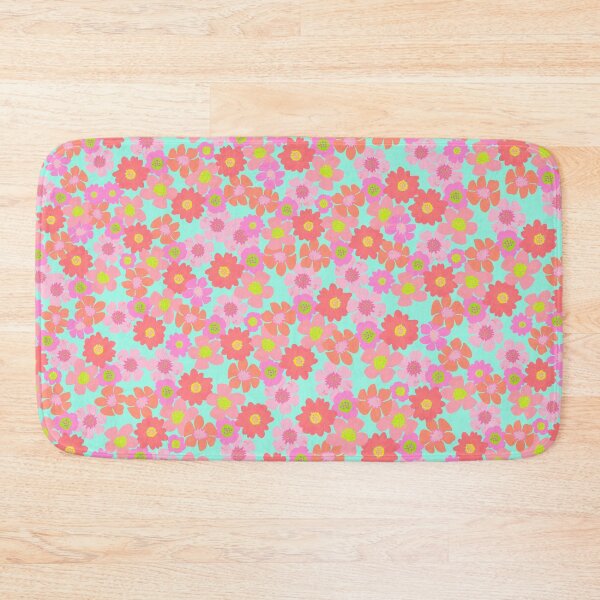 Item preview, Warm Flower Power on Aqua designed and sold by springstdesign.