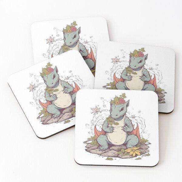 Item preview, Dragon's Enlightenment Yoga Wear - Meditative Flower Design designed and sold by DooodleGod.