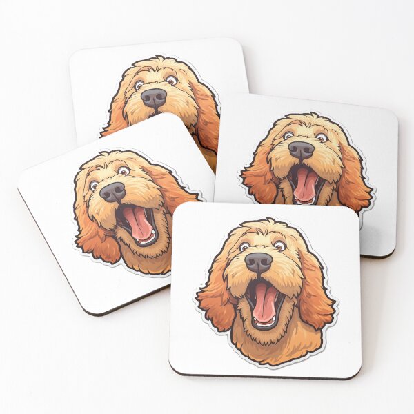 Item preview, Golden Cuteness - Adorable Goldendoodle Design designed and sold by InTrendSick.