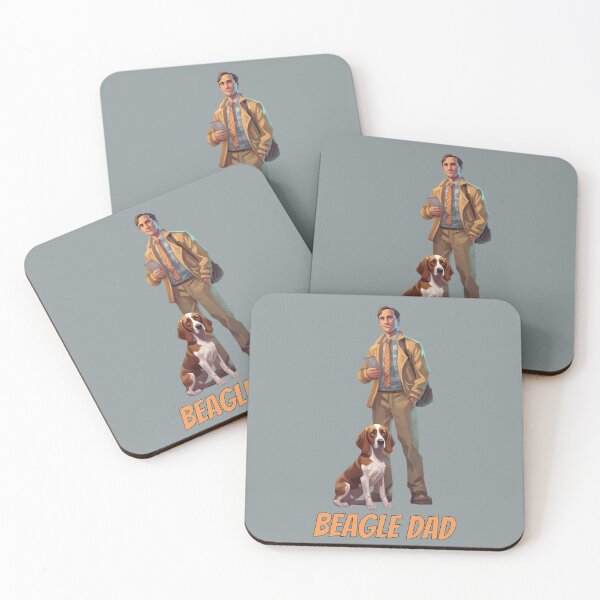 Item preview, Beagle Dad designed and sold by lunarhalomedia.