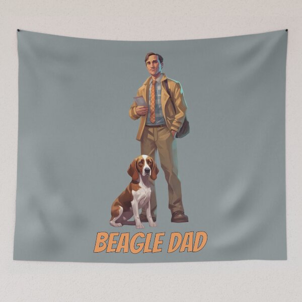 Item preview, Beagle Dad designed and sold by lunarhalomedia.