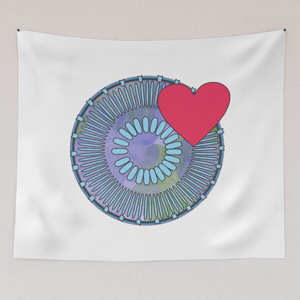 Item preview, Diatom - Discostella (purple) designed and sold by braden-galina.