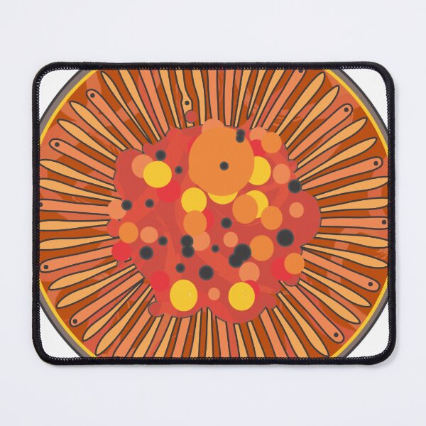 Item preview, Diatom - Lindavia comensis (red, artwork) designed and sold by braden-galina.