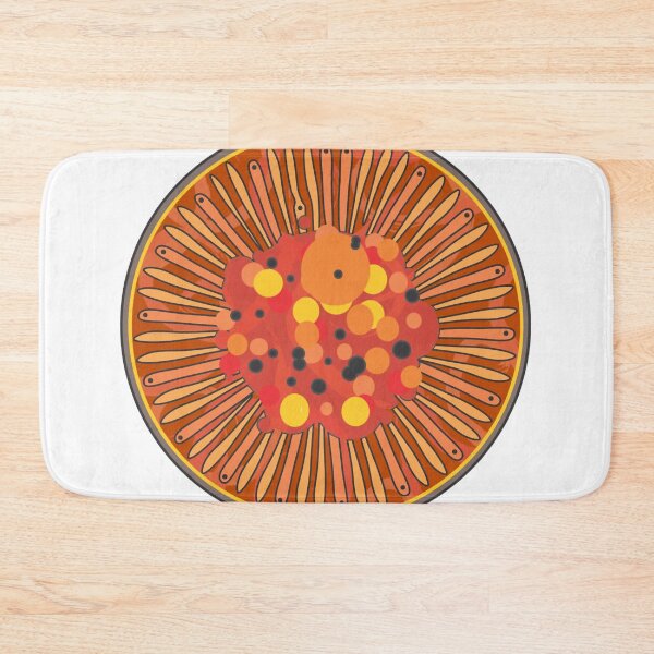 Item preview, Diatom - Lindavia comensis (red, artwork) designed and sold by braden-galina.