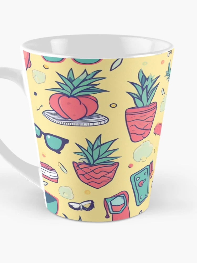 Thumbnail 3 of 4, Coffee Mug, Tropical Pattern designed and sold by InfinityPattern.
