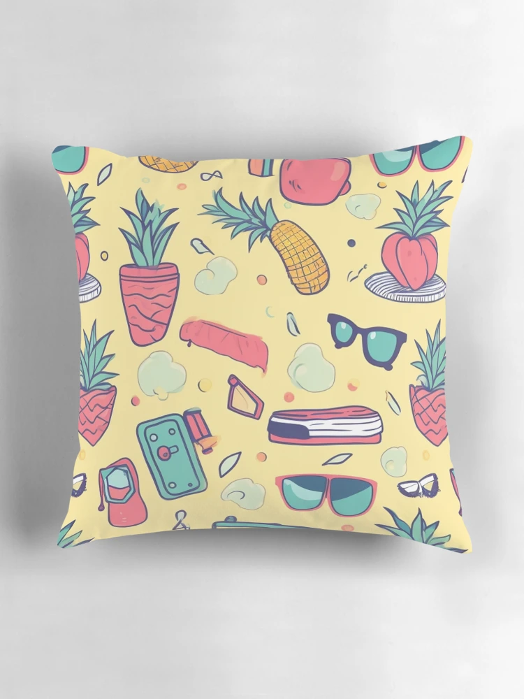 Thumbnail 3 of 4, Pillow, Tropical Pattern designed and sold by InfinityPattern.