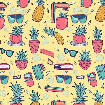 Artwork thumbnail, Tropical Pattern by InfinityPattern