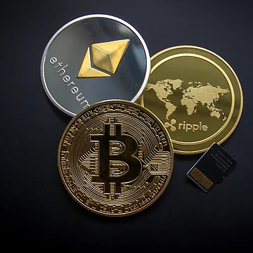 Artwork thumbnail, Bitcoin Ethereum Ripple by friendlychimp