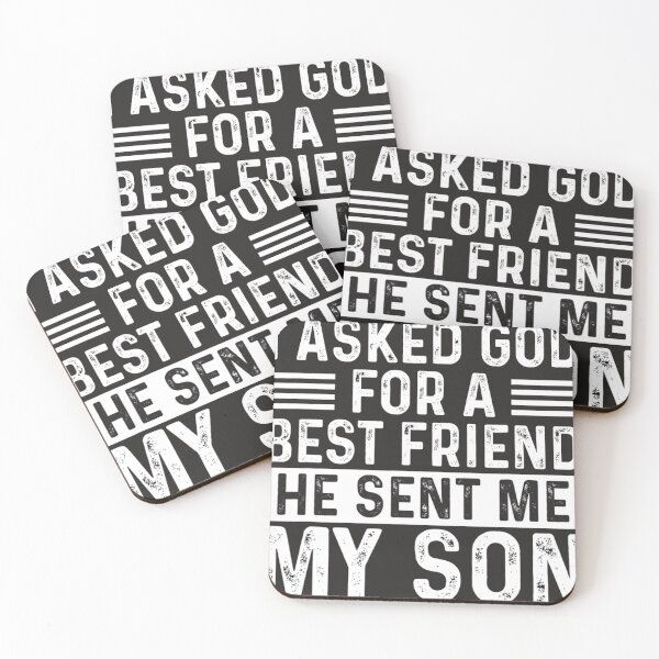 Item preview, Christian I Asked God For A Best Friend He Sent Me My Son Fathers Day 2 Christ designed and sold by LucilleHShuman.