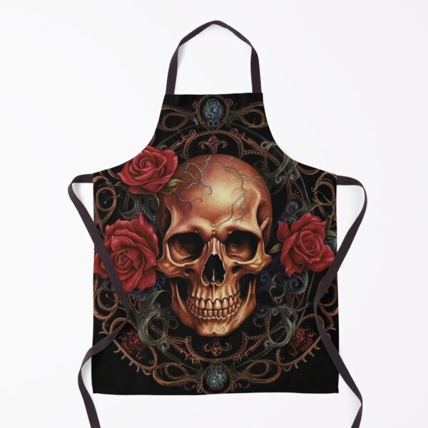 Item preview, Eternal Beauty: Skull and Rose Illustration in Rococo Realms designed and sold by UnplainShirt.
