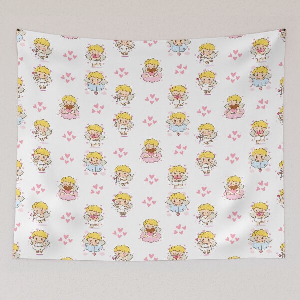 Item preview, Cute Angel Cupid in Kawaii Style - Cute Cartoon for Valentines (Set of 5) designed and sold by OFMdesigns.