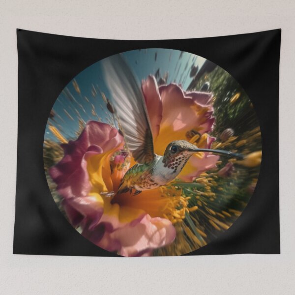 Item preview, Grace in Motion: Capturing the Essence of a Hummingbird's Flight designed and sold by luvablelifeform.