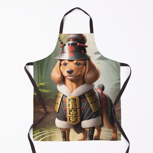 Item preview, A cute samurai dachshund designed and sold by akwl-design.