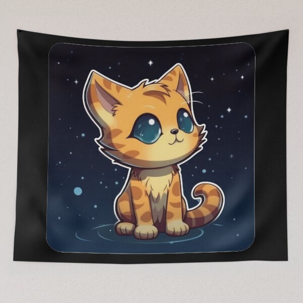 Item preview, Kawaii Cute Cat Good Night designed and sold by duke818.