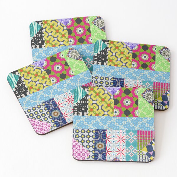 Item preview, Patchwork Digital Design, Digital Crazy Quilt, Doodle, Drawing, Colored Page, Meditative designed and sold by Keppy Boone.