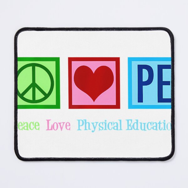 Item preview, Peace Love PE Teacher - Gym Instructor PE Gift designed and sold by ralicalehihie.