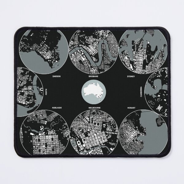 Item preview, Australian Capital Cities Figure Ground designed and sold by Project-IMP.